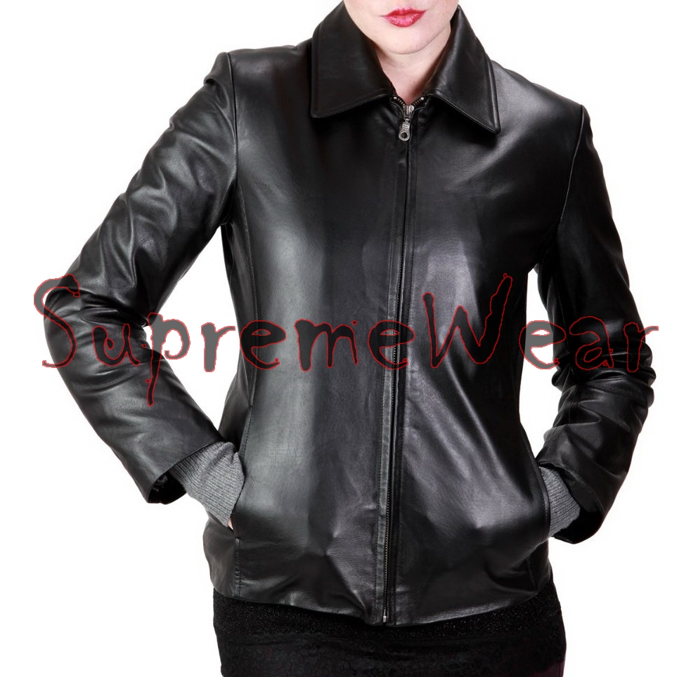 Handmade New Women Stylish Slim Fit Er Shirt Collar Style Handmade New Women Stylish Slim Fit Er Shirt Collar Style Leather Jacket Girls